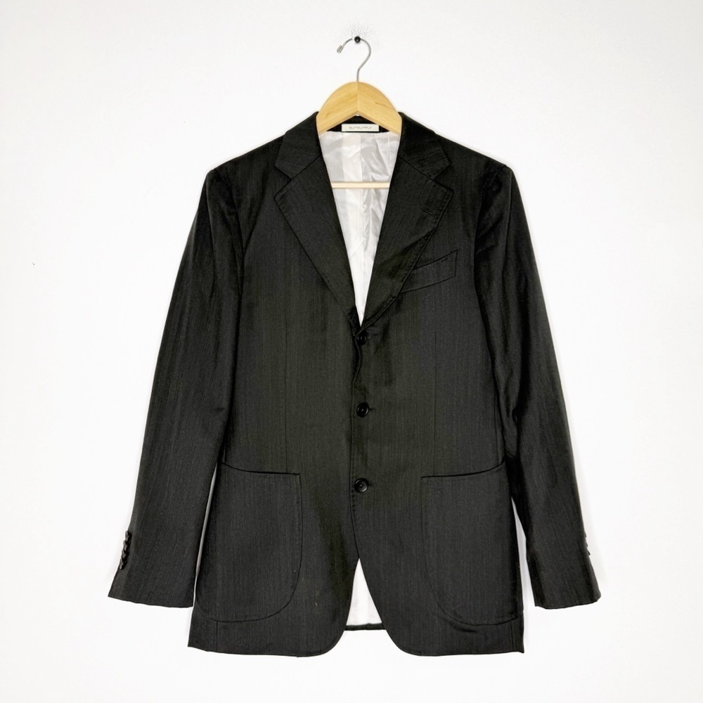 Suitsupply Men’s Wool Havana Tulip Slim Fit Blazer Size 36 Charcoal